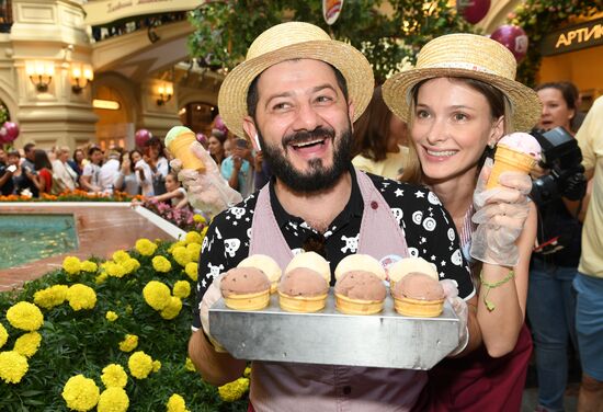 Ice cream festival at GUM