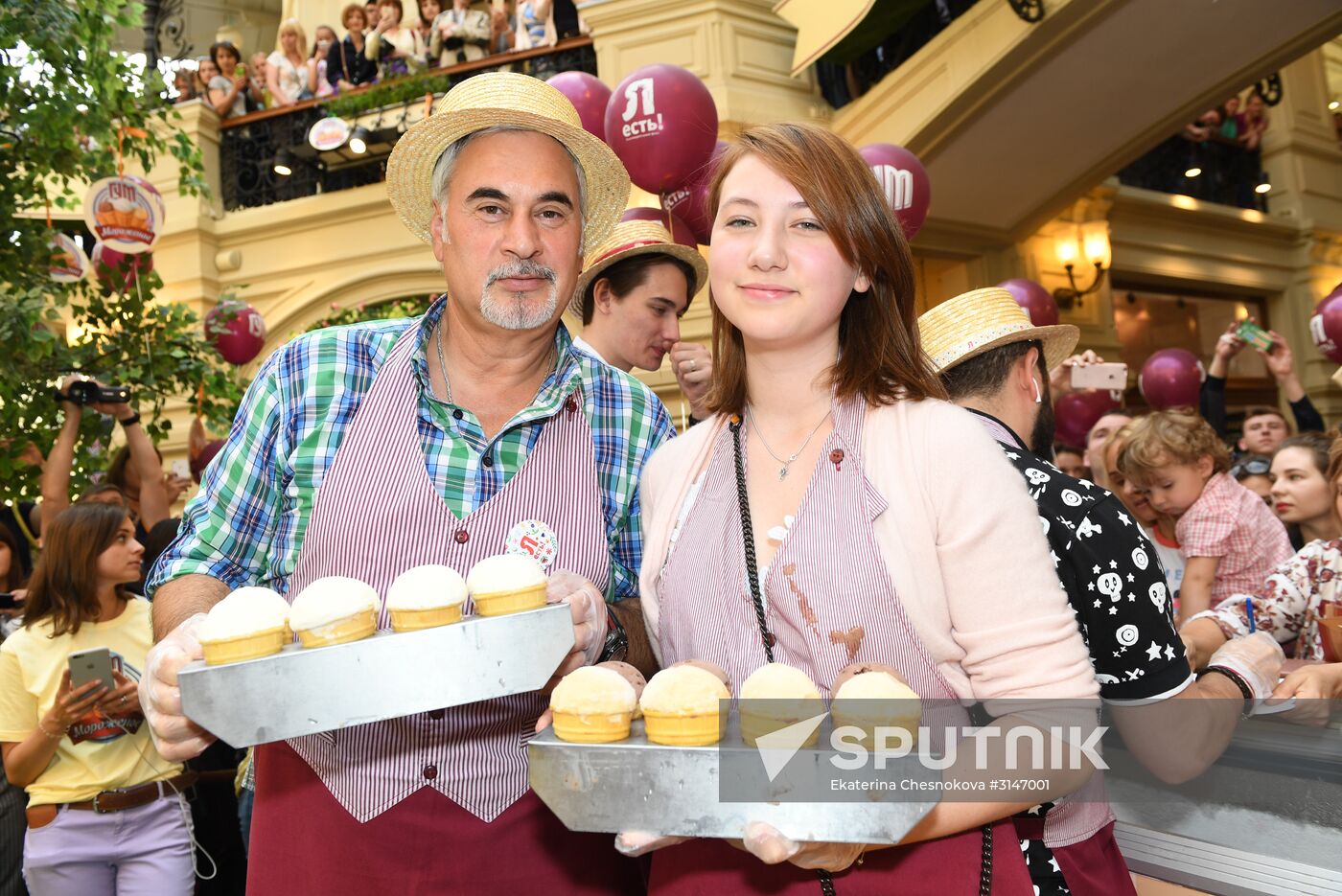 Ice cream festival at GUM