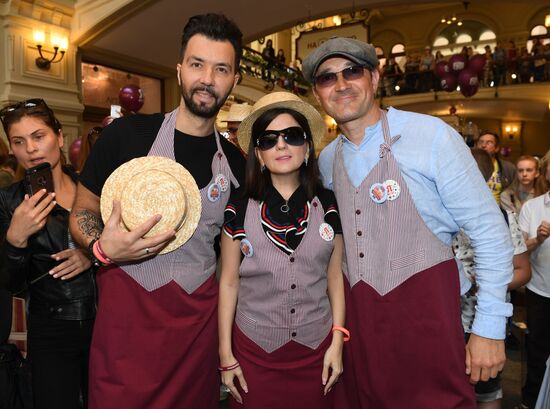 Ice cream festival at GUM