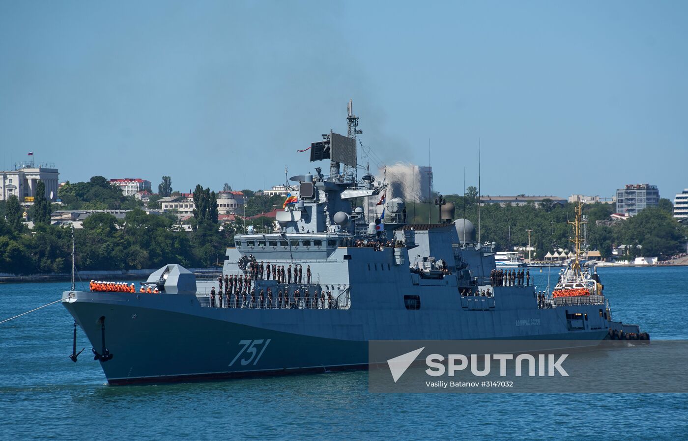 Admiral Essen frigate arrives in Sevastopol