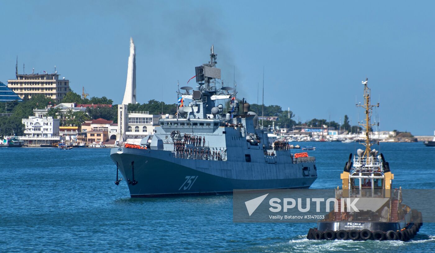 Admiral Essen frigate arrives in Sevastopol