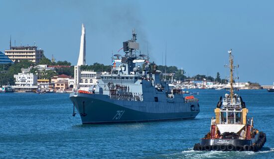 Admiral Essen frigate arrives in Sevastopol