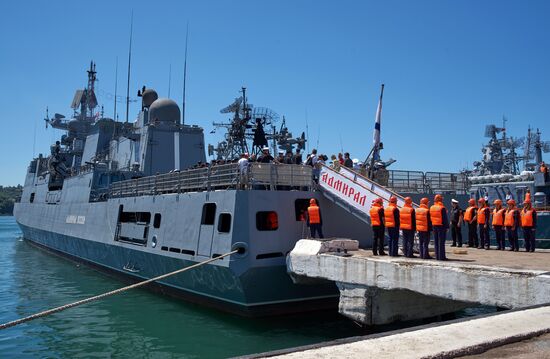Admiral Essen frigate arrives in Sevastopol