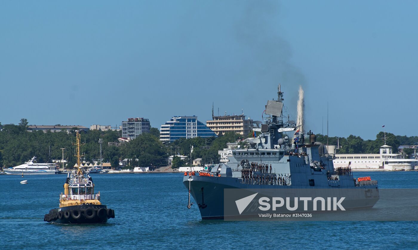 Admiral Essen frigate arrives in Sevastopol