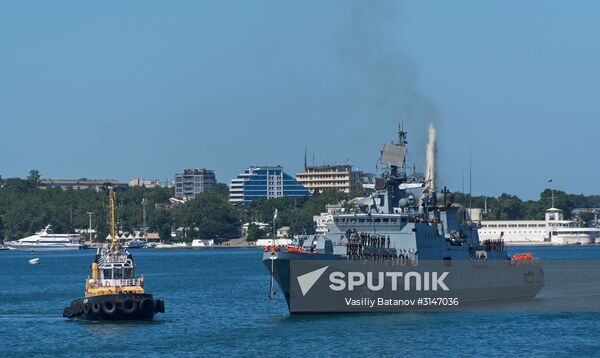 Admiral Essen frigate arrives in Sevastopol