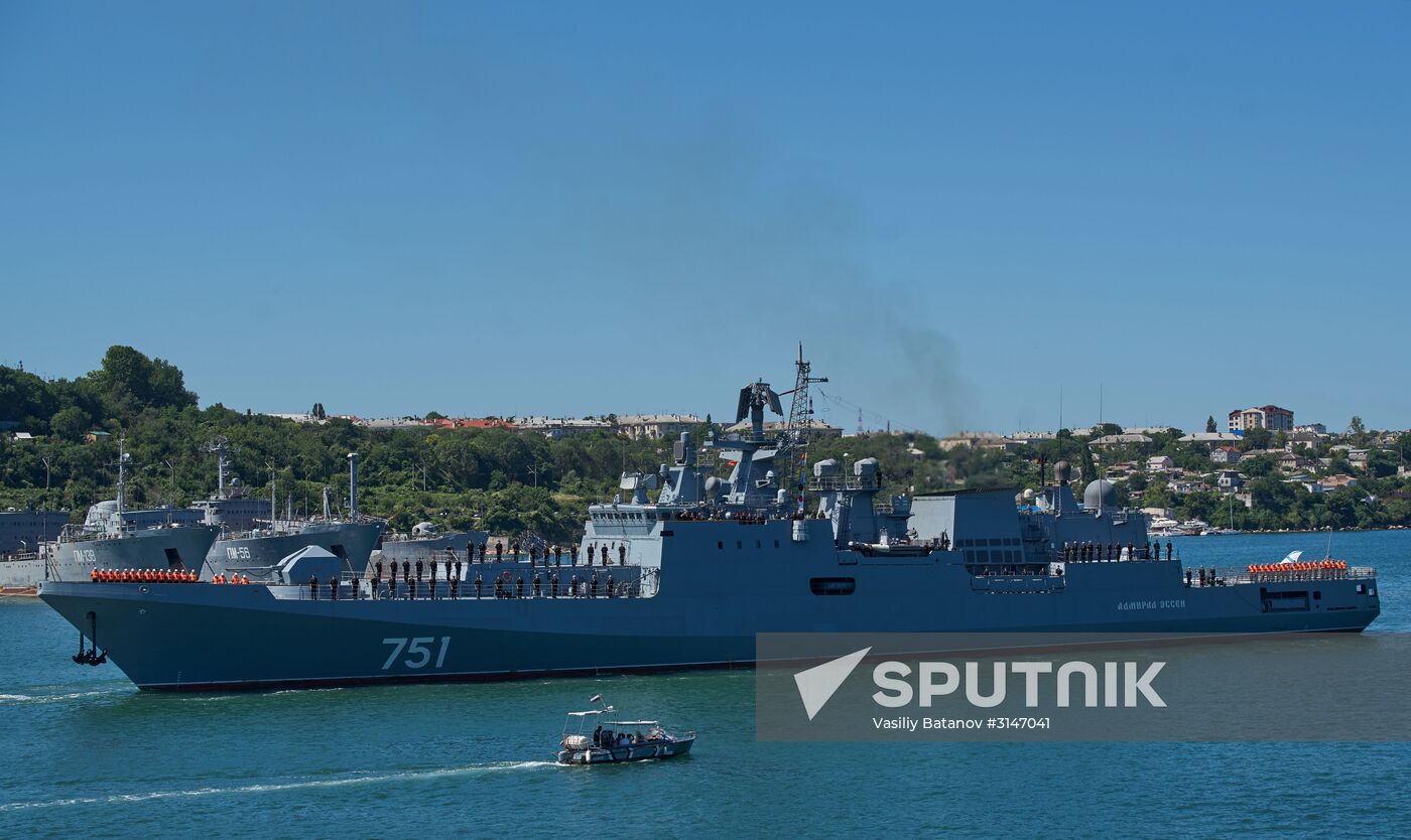 Admiral Essen frigate arrives in Sevastopol