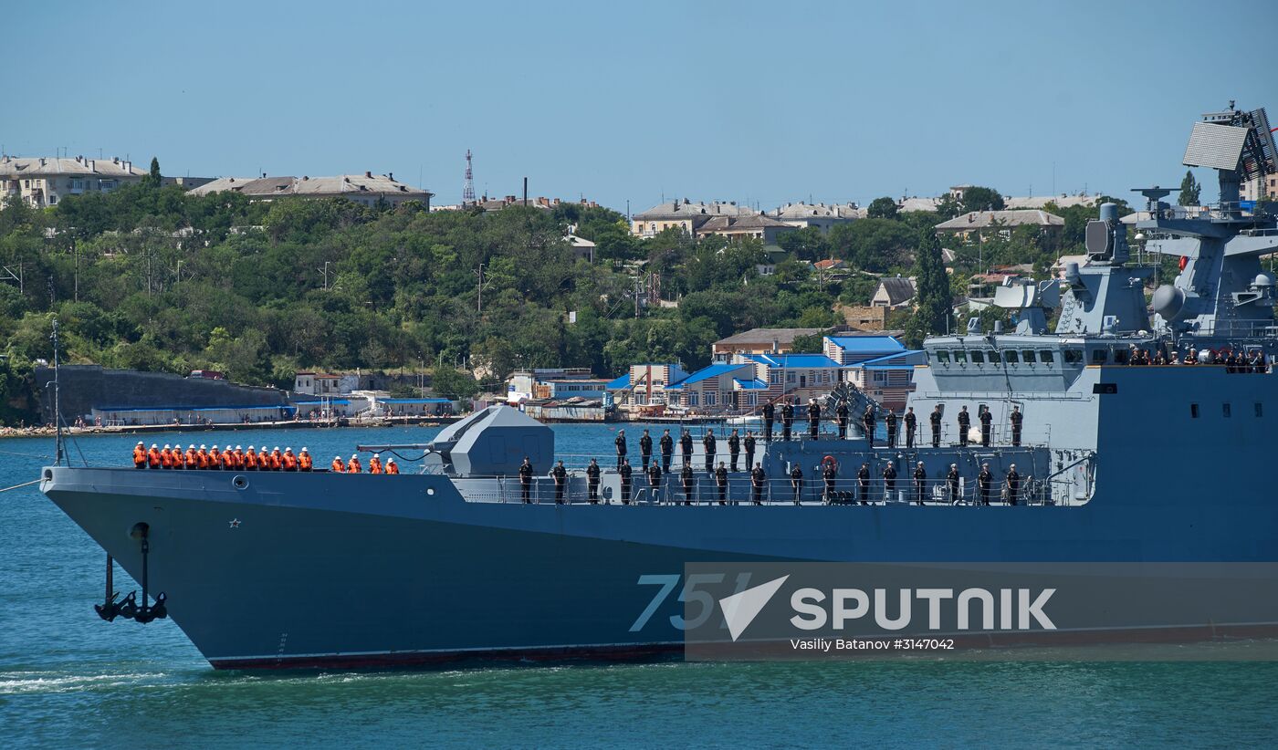 Admiral Essen frigate arrives in Sevastopol