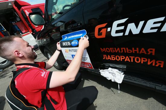 Teams prepare for Silk Way Rally