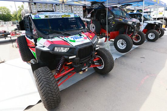 Teams prepare for Silk Way Rally
