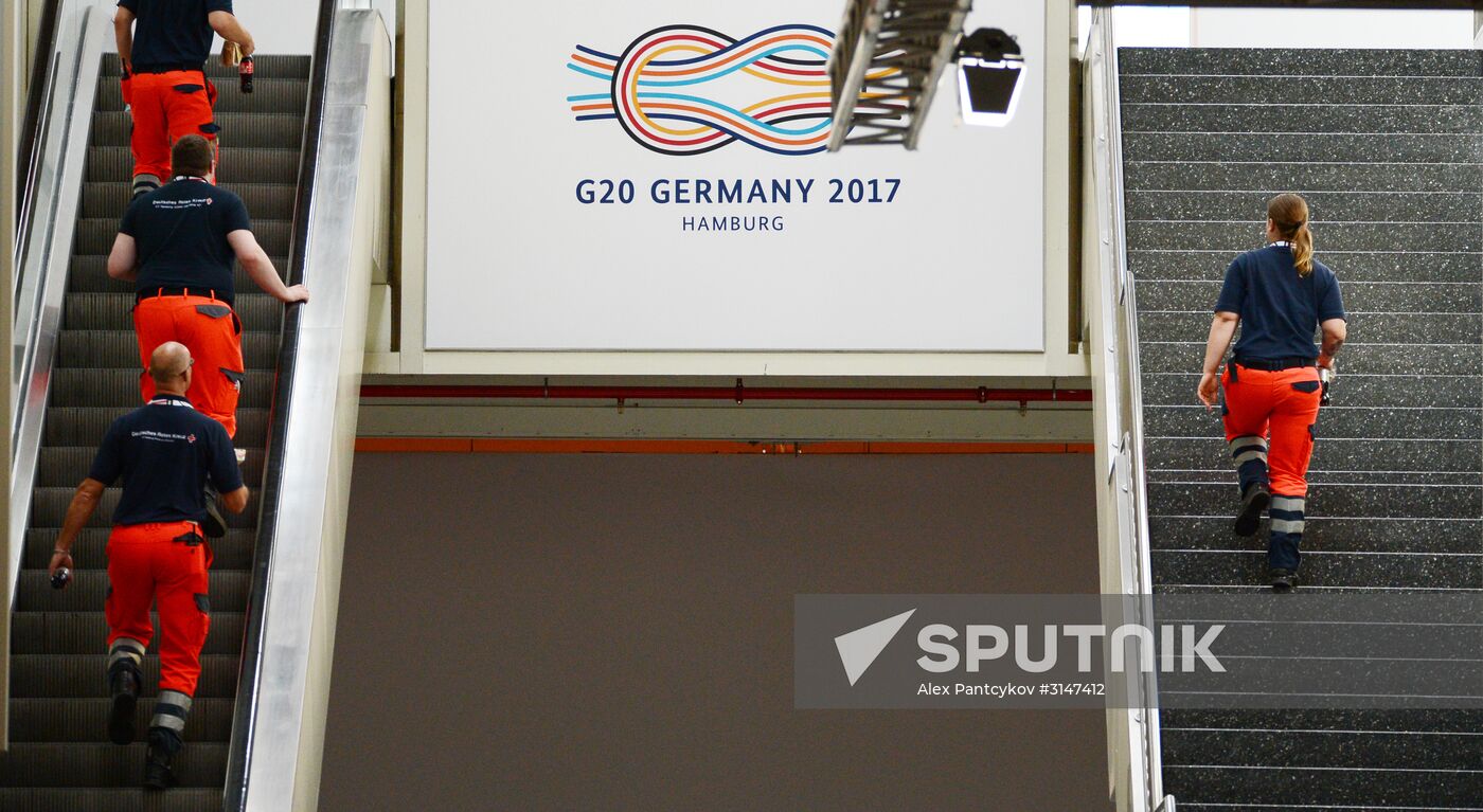 Preparations for G20 summit in Hamburg