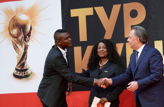 Ceremony of announcing 2018 FIFA World Cup route