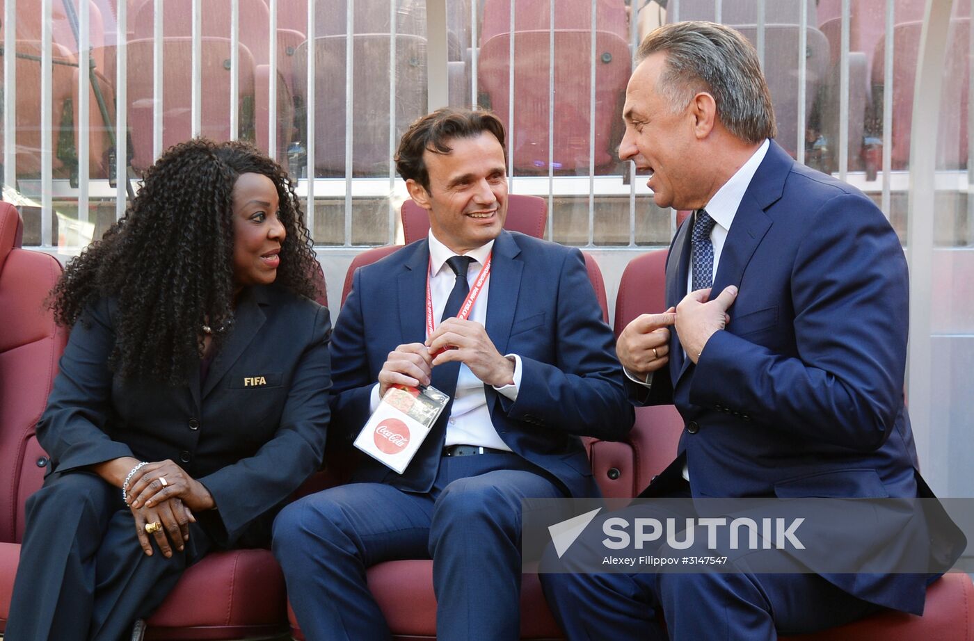 Ceremony of announcing 2018 FIFA World Cup route