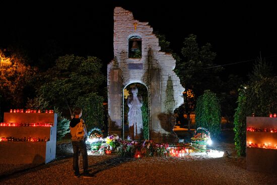 Memorial event for 2012 flood victims in Krymsk