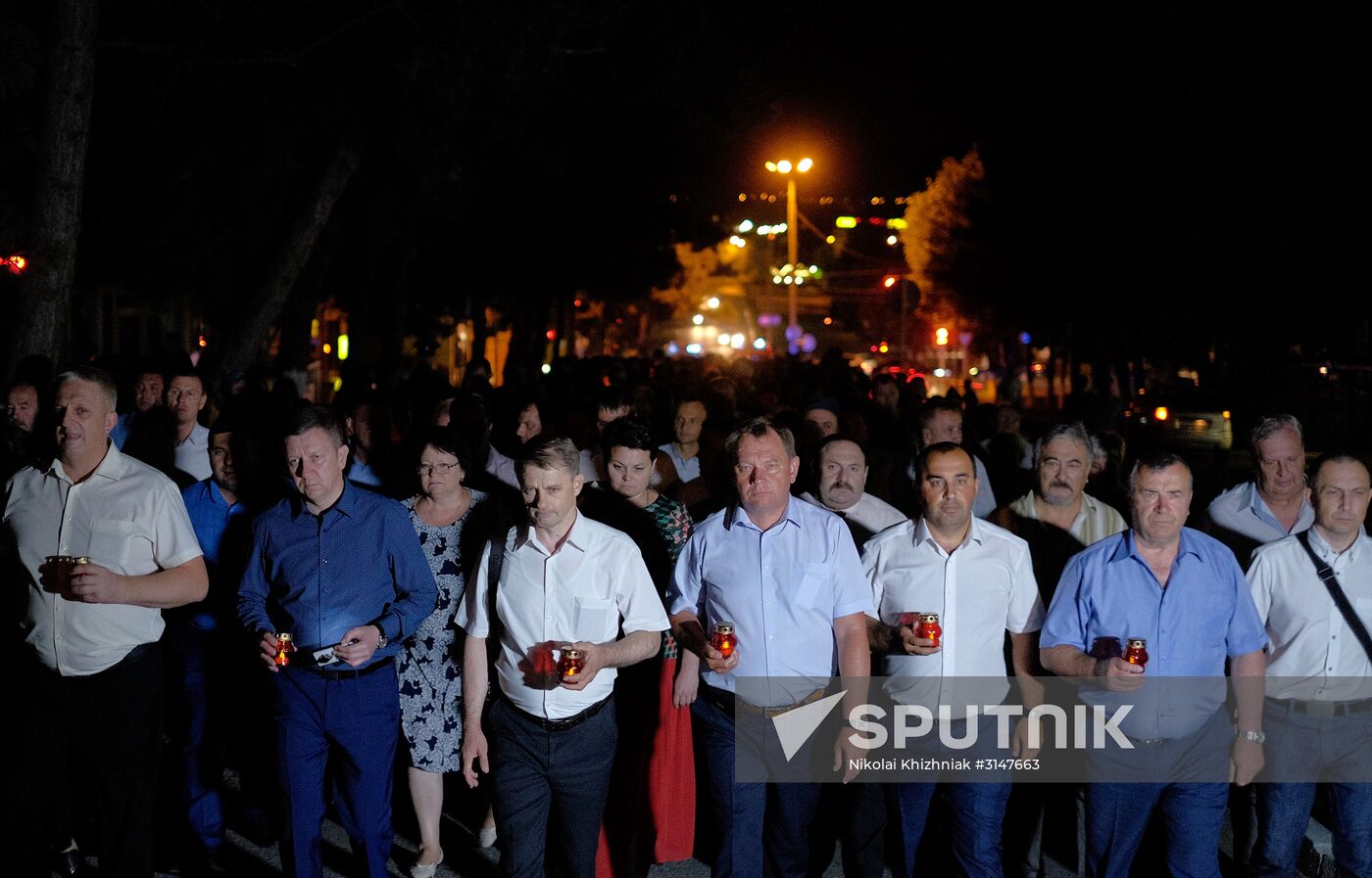 Memorial event for 2012 flood victims in Krymsk