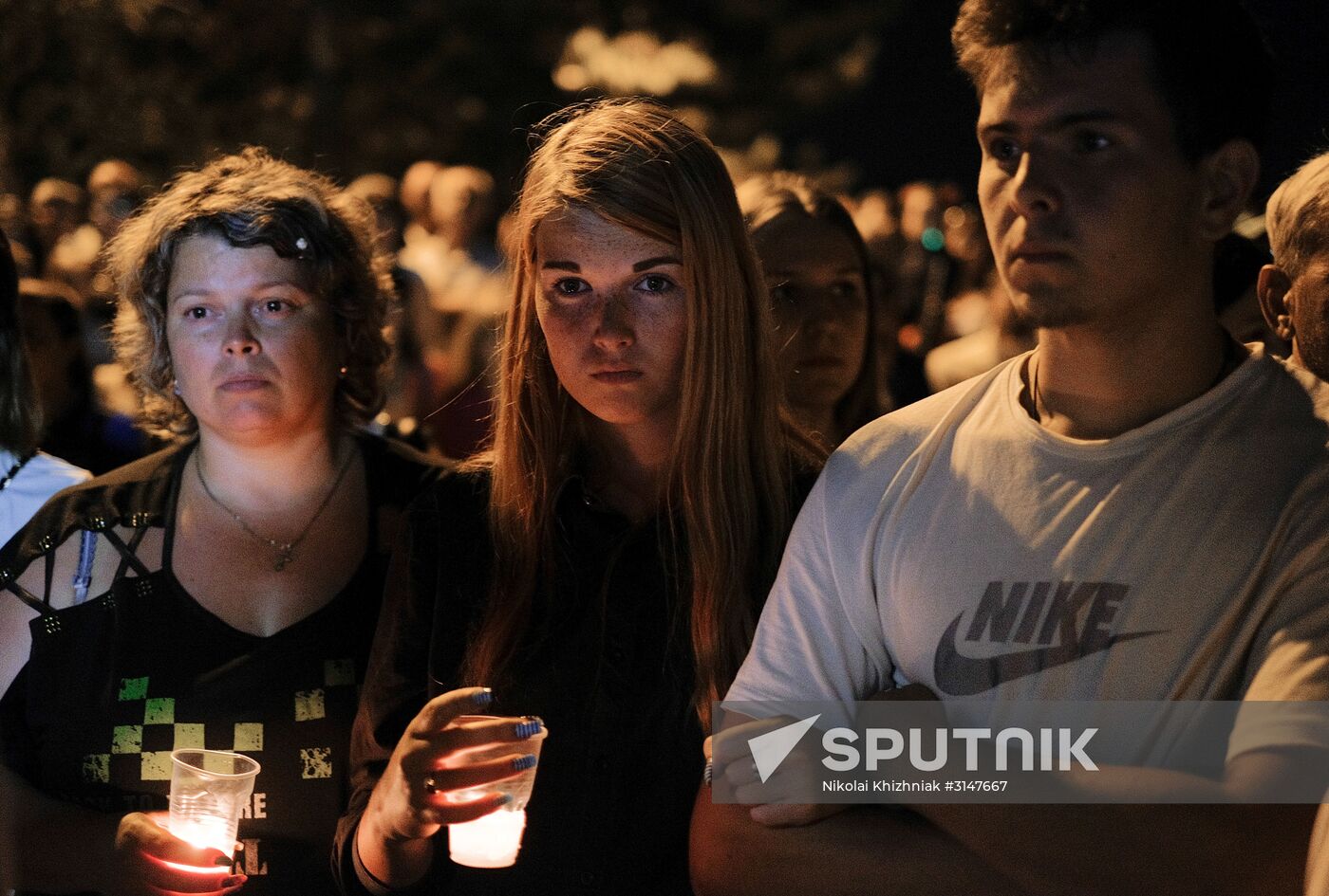 Memorial event for 2012 flood victims in Krymsk