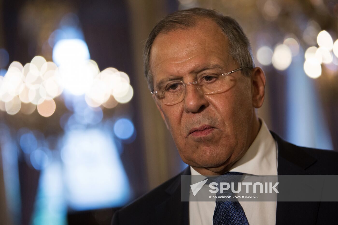 Russian Foreign Minister Sergei Lavrov visits Paris