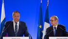 Russian Foreign Minister Sergei Lavrov visits Paris