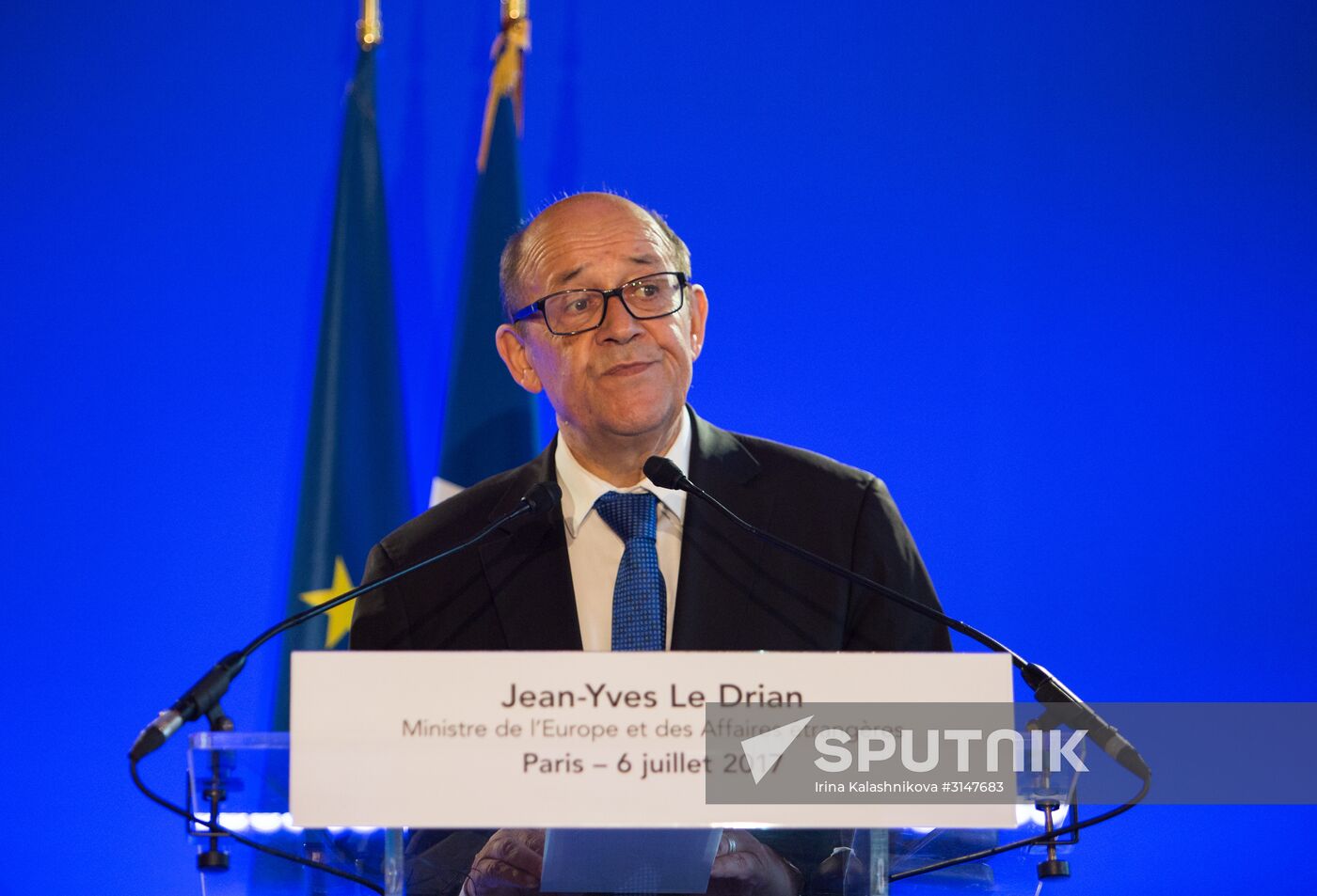Russian Foreign Minister Sergei Lavrov visits Paris