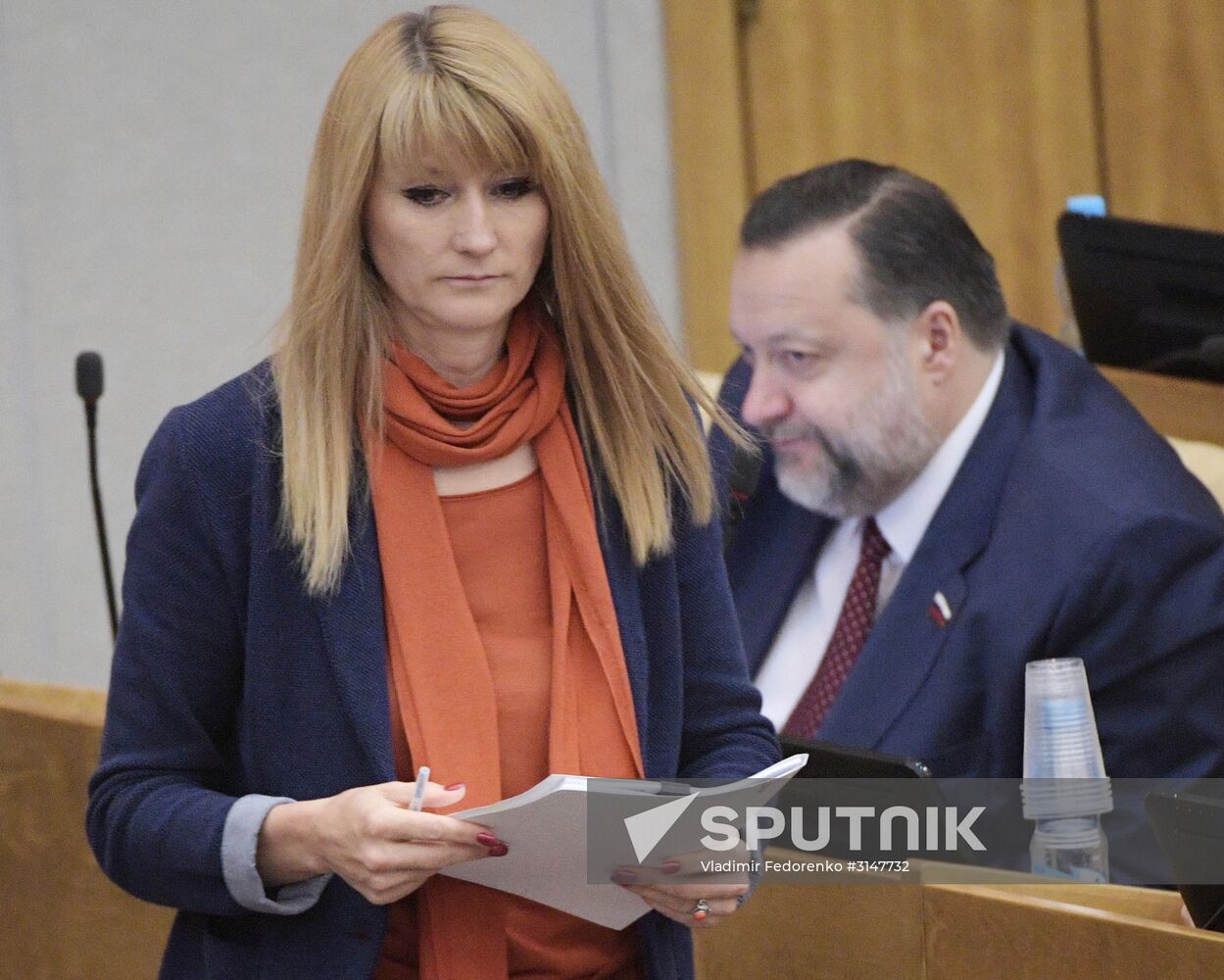 State Duma plenary meeting