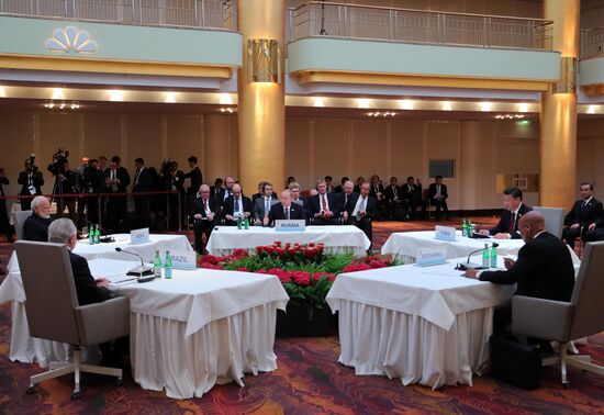 President Vladimir Putin attends G20 summit in Hamburg