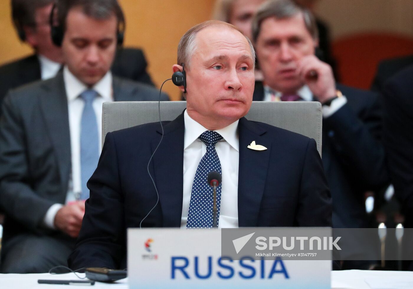 President Vladimir Putin attends G20 summit in Hamburg