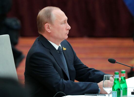 President Vladimir Putin attends G20 summit in Hamburg