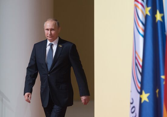 President Vladimir Putin attends G20 summit in Hamburg