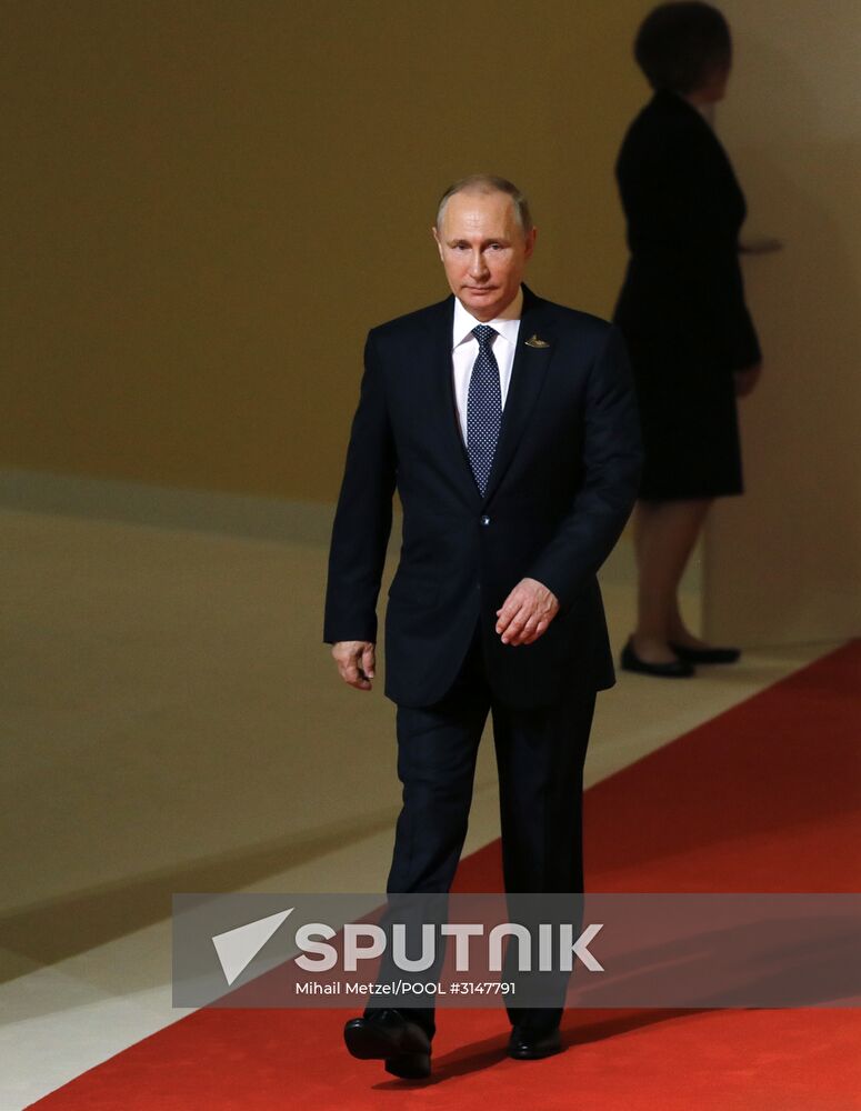 President Vladimir Putin attends G20 summit in Hamburg