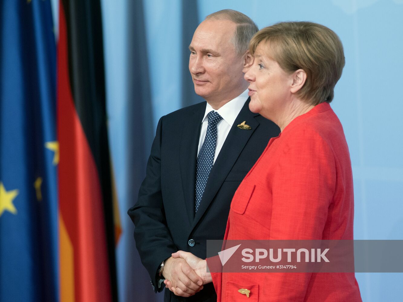 President Vladimir Putin attends G20 summit in Hamburg