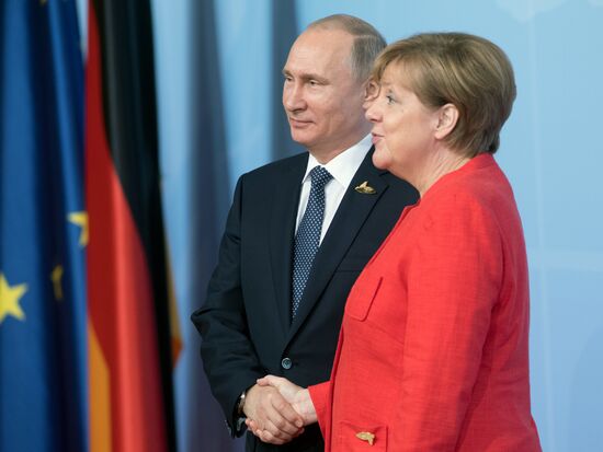 President Vladimir Putin attends G20 summit in Hamburg