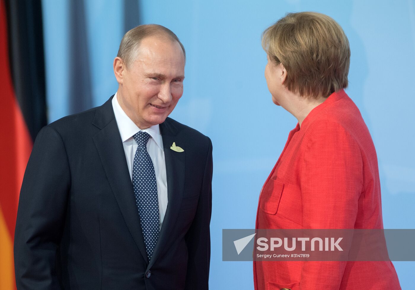 President Vladimir Putin attends G20 summit in Hamburg