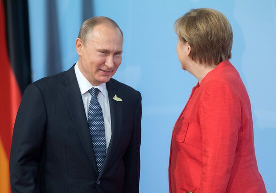 President Vladimir Putin attends G20 summit in Hamburg