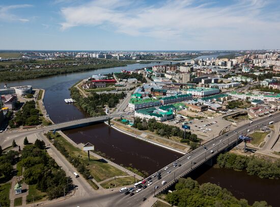 Russian cities. Omsk