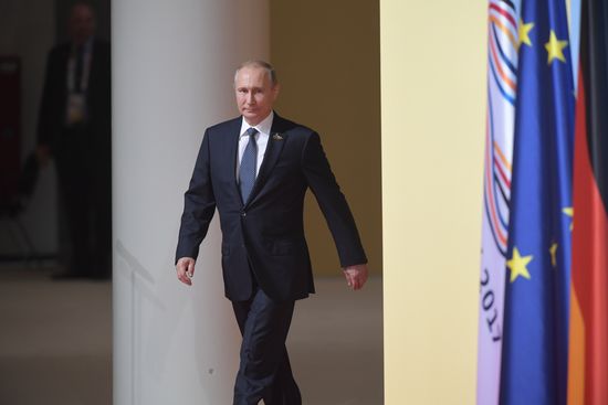 President Vladimir Putin attends G20 summit in Hamburg