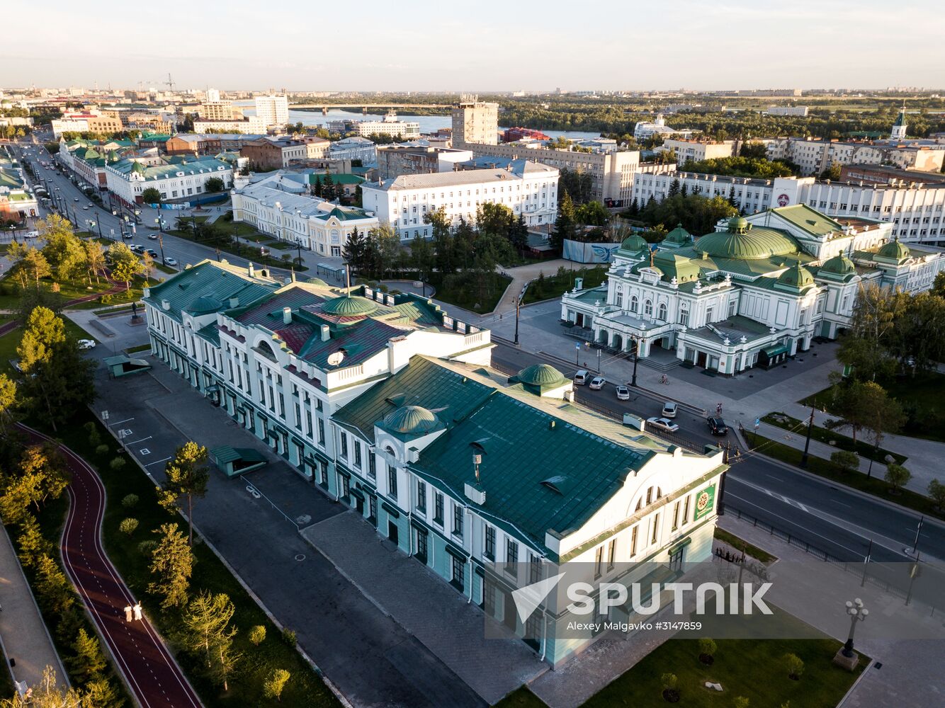 Russian cities. Omsk