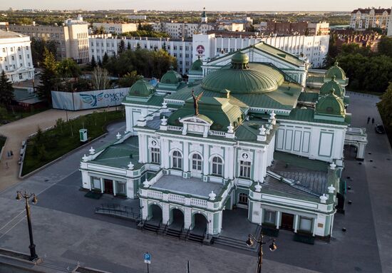 Russian cities. Omsk