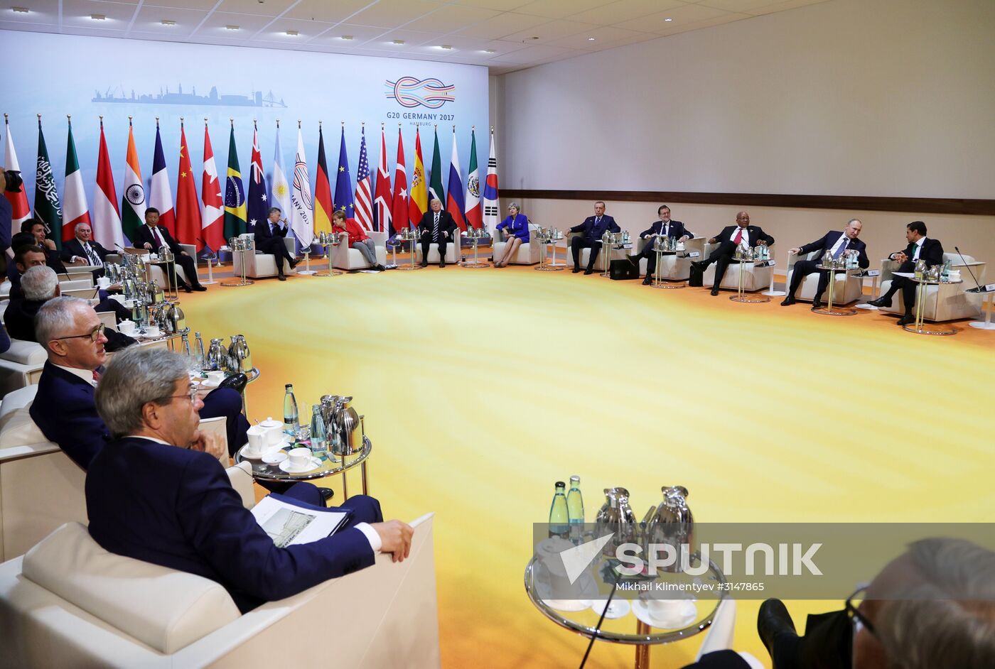 President Vladimir Putin attends G20 summit in Hamburg