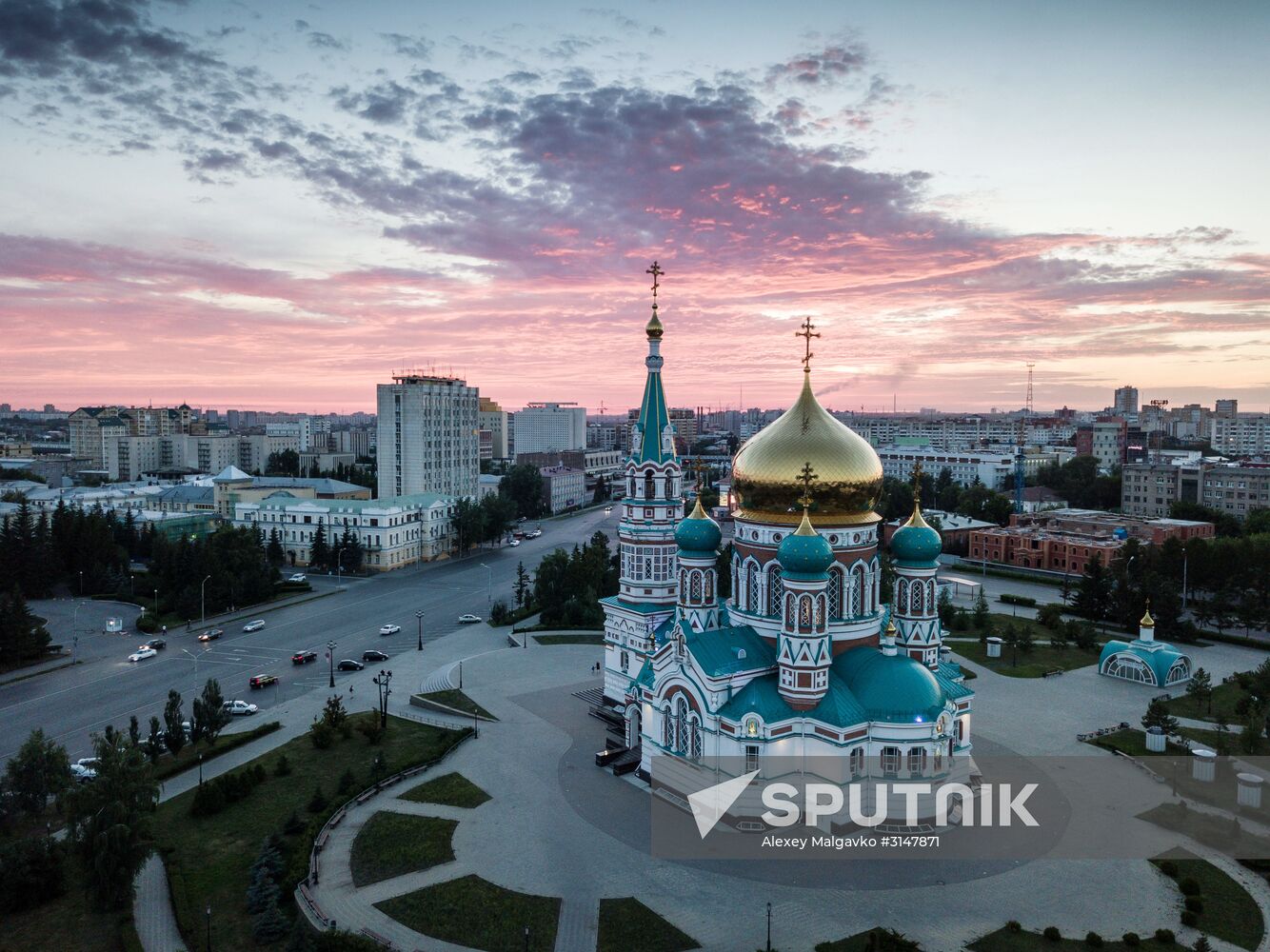 Russian cities. Omsk