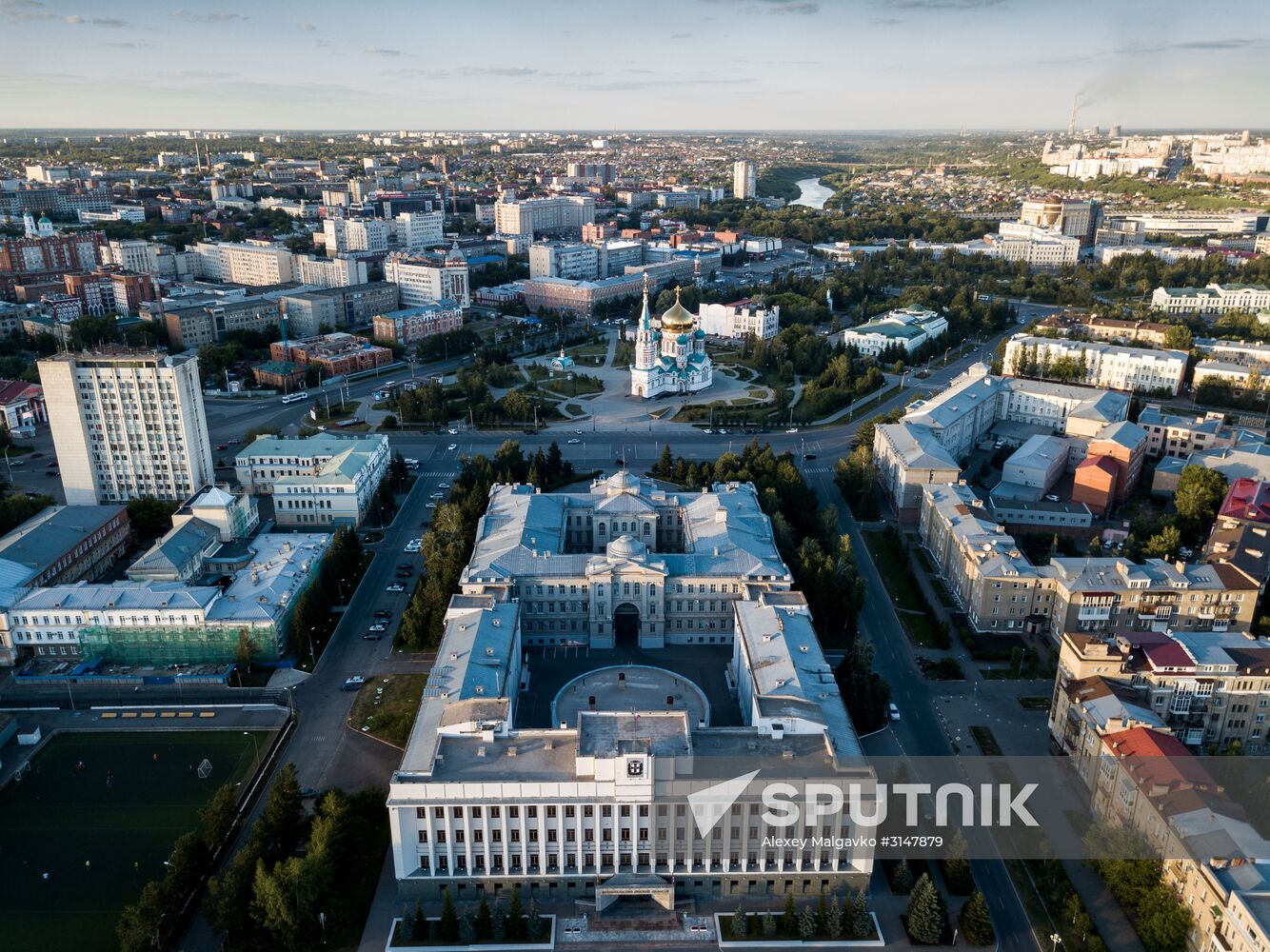Russian cities. Omsk