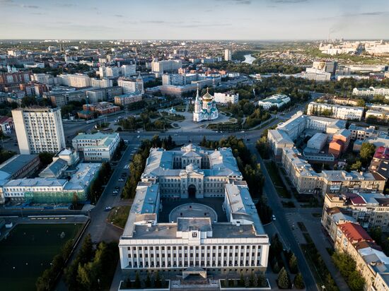 Russian cities. Omsk