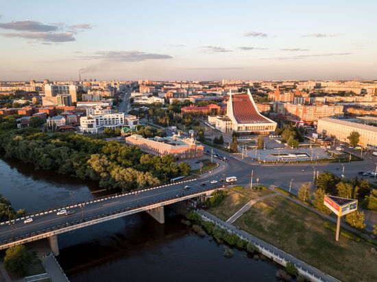Russian cities. Omsk