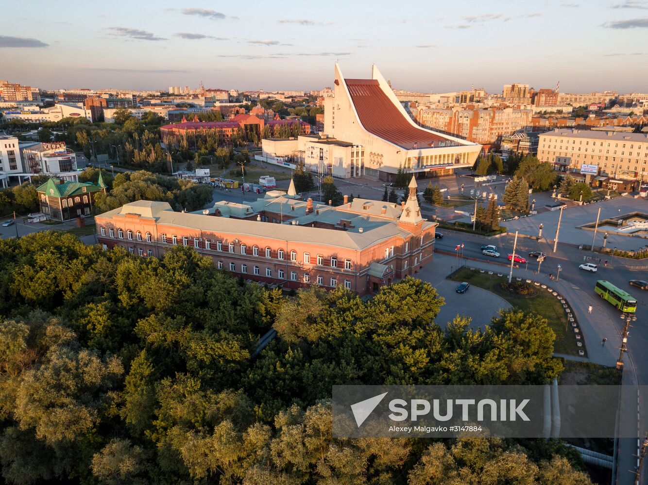 Russian cities. Omsk