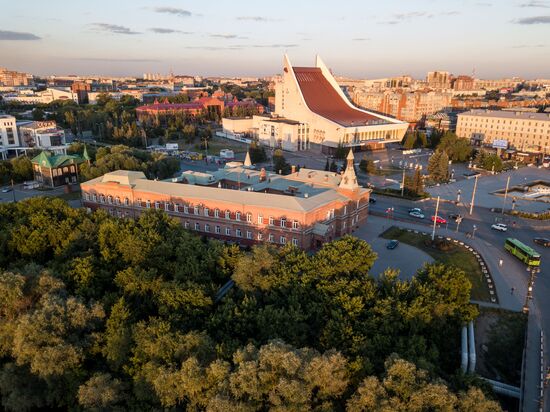 Russian cities. Omsk