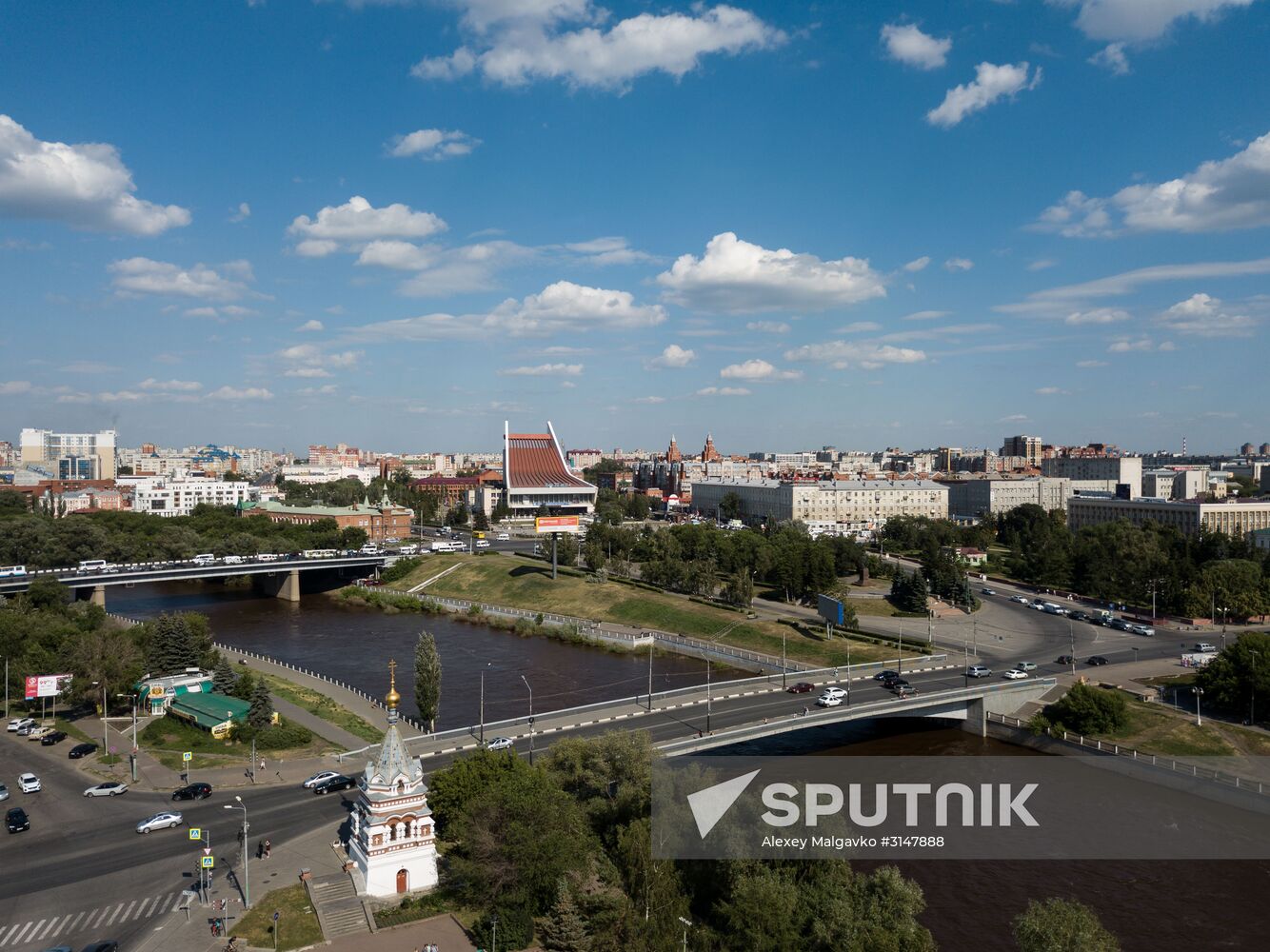 Russian cities. Omsk
