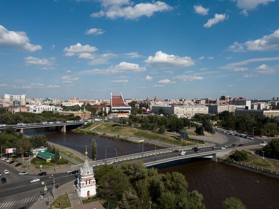 Russian cities. Omsk
