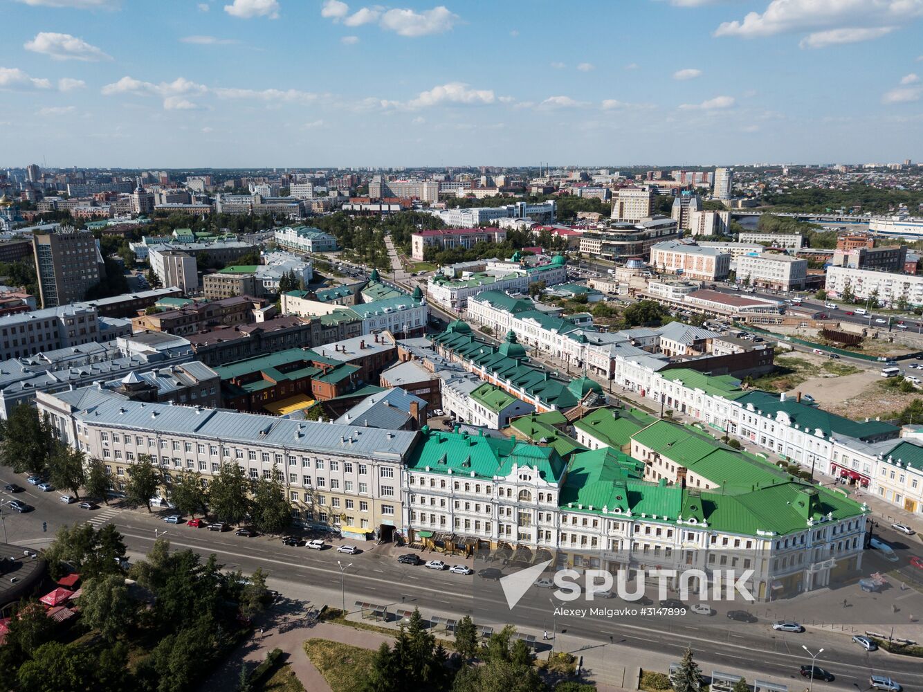 Russian cities. Omsk
