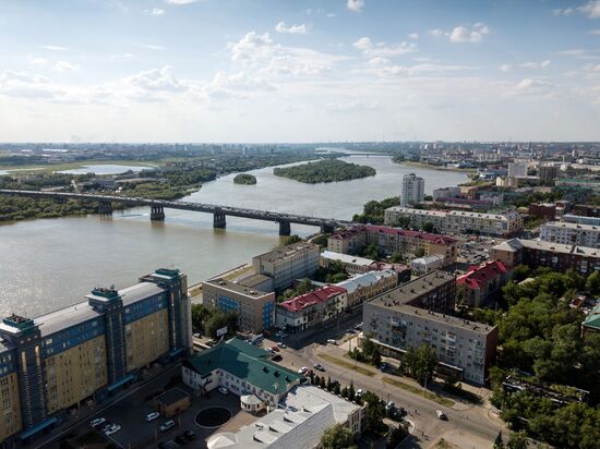 Russian cities. Omsk