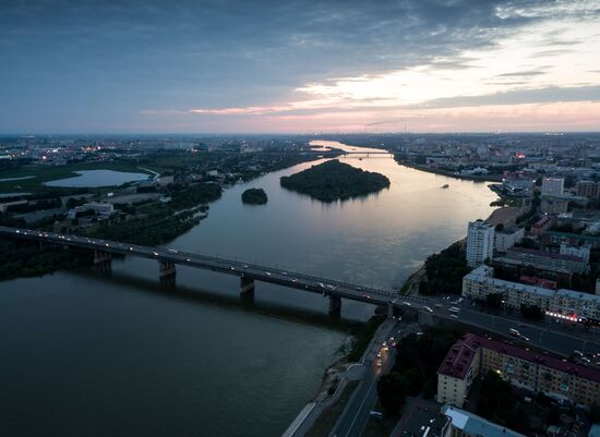 Russian cities. Omsk