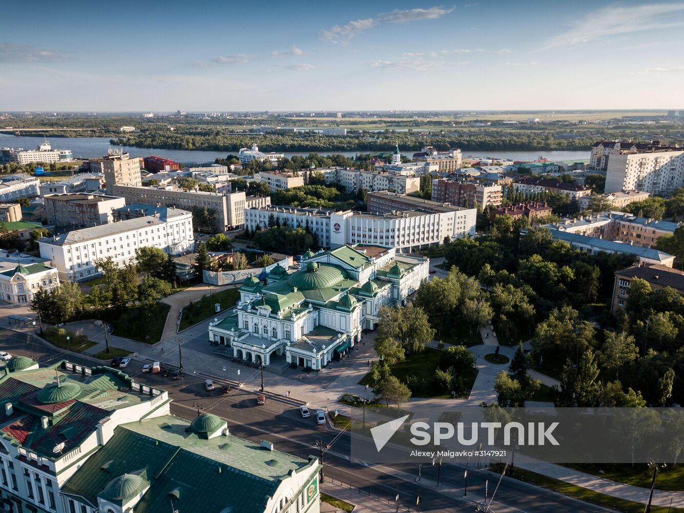 Russian cities. Omsk