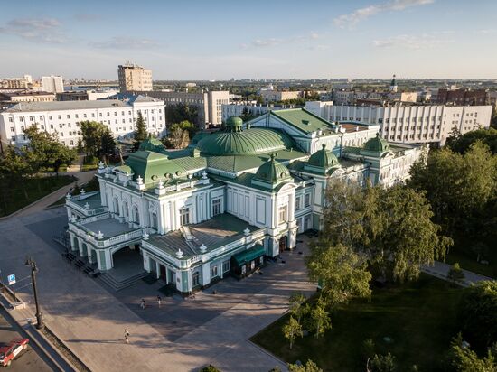 Russian cities. Omsk